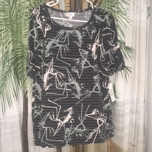 LulaRoe 2 XL Gigi Jack Skellington